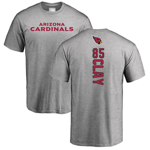 Arizona Cardinals Men Ash Charles Clay Backer NFL Football #85 T Shirt->nfl t-shirts->Sports Accessory
